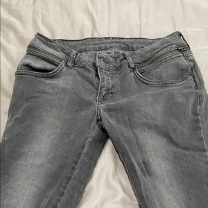 Anine Bing Charcoal Skinny Jeans